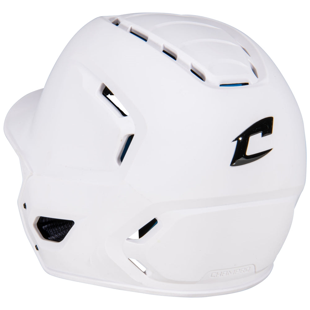 HXE Matte Baseball Helmet - White, Medium