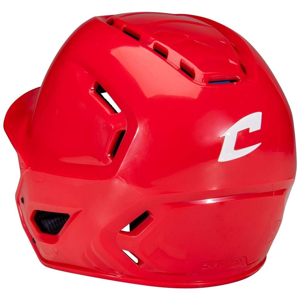 HXE Starter Baseball Helmet - Scarlet, Medium