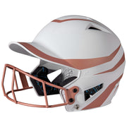 HX Rise Legend Batting Helmet w/ Facemask - Rose Gold, Senior