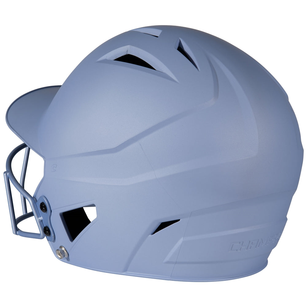 HX Matte Softball Helmet w/ Facemask - Periwinkle, Senior