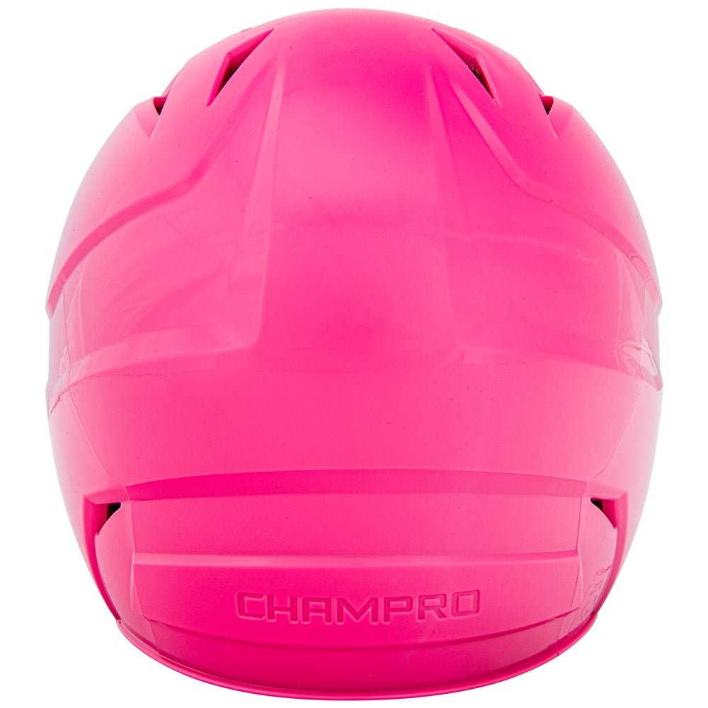 Uncoated HX Softball Helmet w/Mask - Optic Pink, Junior