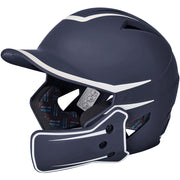HX Legend Plus 2-Tone Baseball Helmet w/ Flap - Navy White, Senior