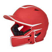 HX Legend Plus 2-Tone Baseball Helmet w/ Flap - Royal, White, Senior
