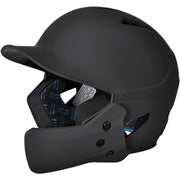 HX Gamer Plus Bsbll Helmet w/Flap - Black, Senior