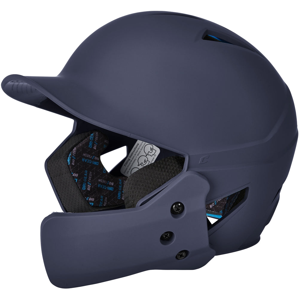 HX Gamer Plus Bsbll Helmet w/Flap - Navy, Junior