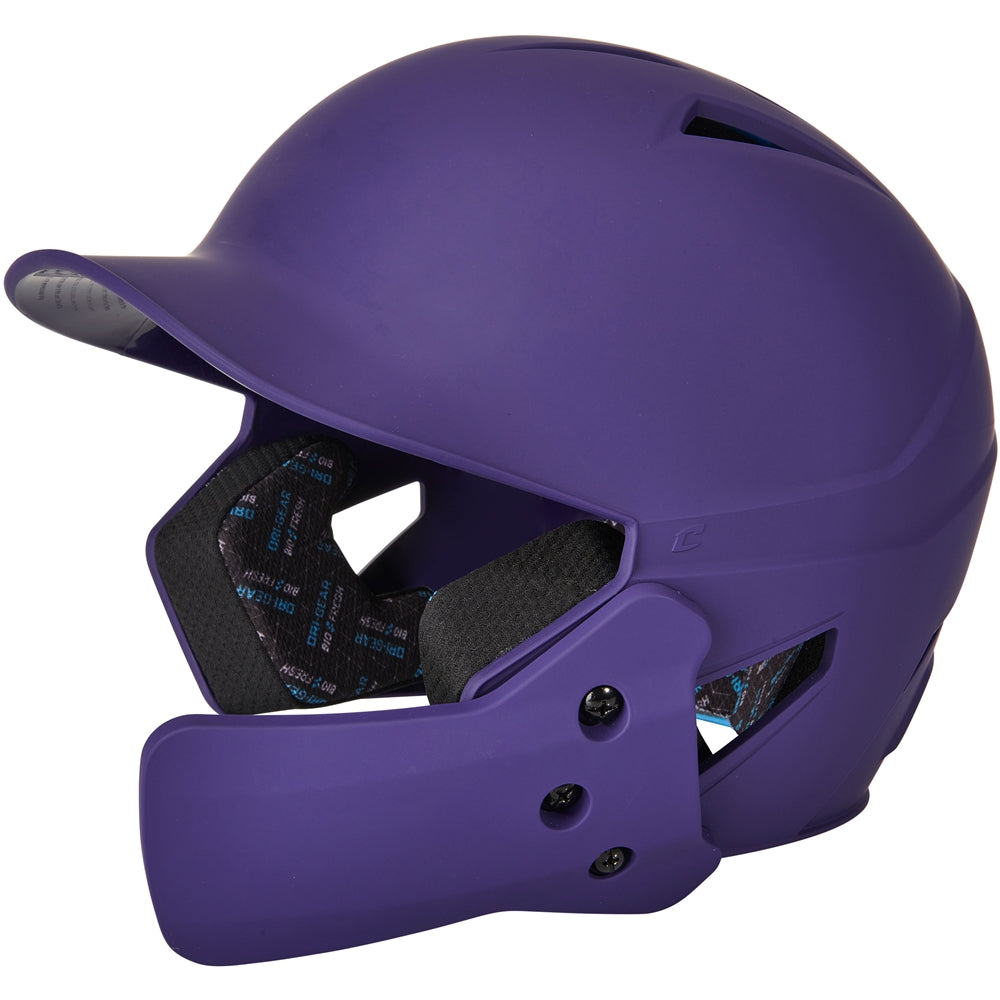 HX Gamer Plus Baseball Helmet w/ Flap - Purple, Senior