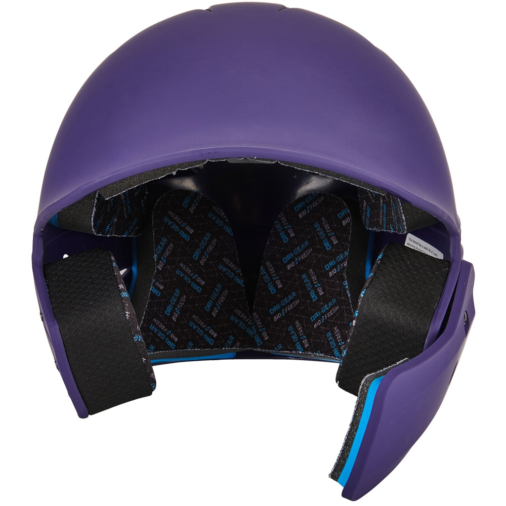 HX Gamer Plus Baseball Helmet w/ Flap - Purple, Senior