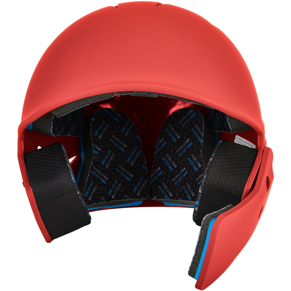 HX Gamer Plus Bsbll Helmet w/Flap - Scarlet, Junior