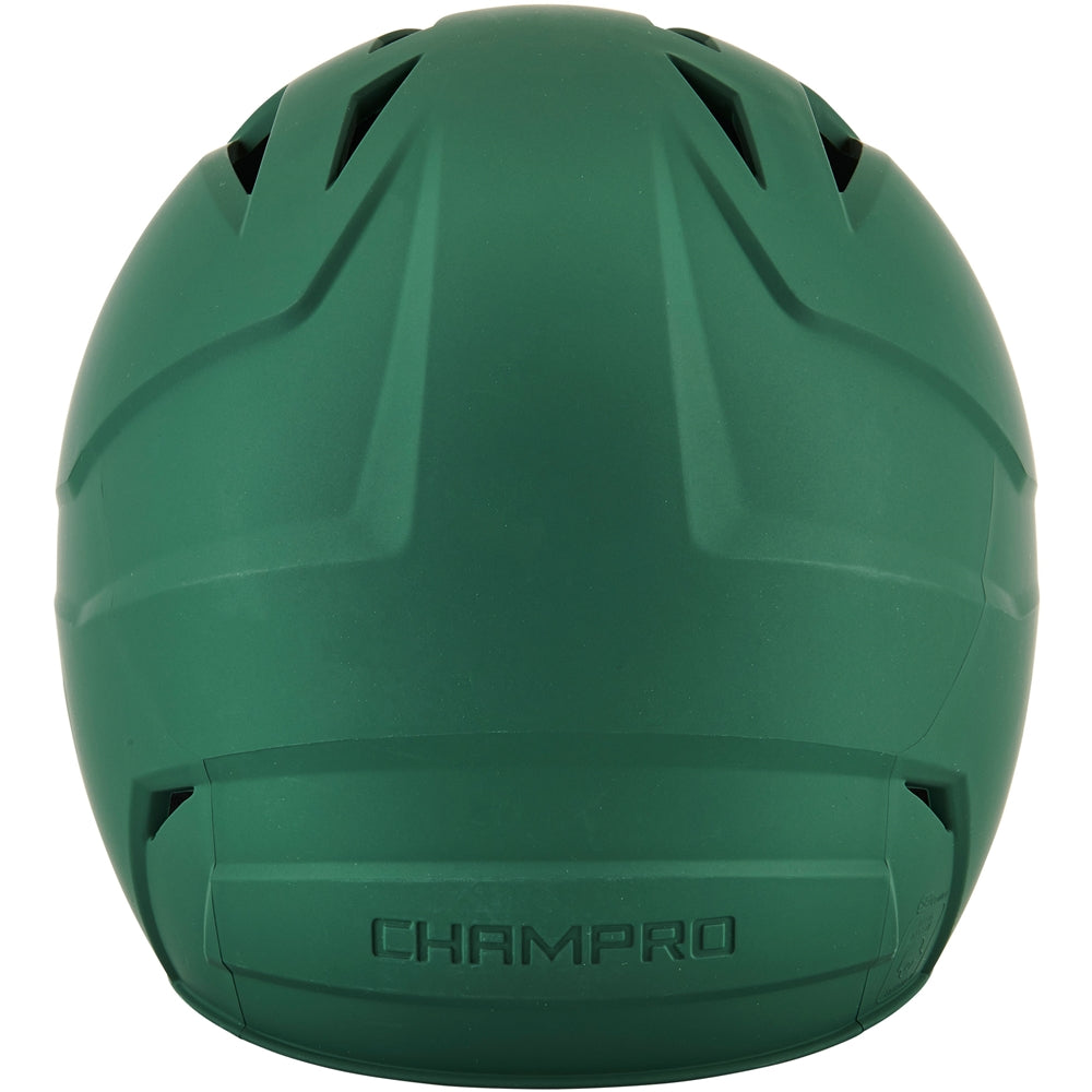 HX Gamer Plus Baseball Helmet w/ Flap - Forest Green, Senior