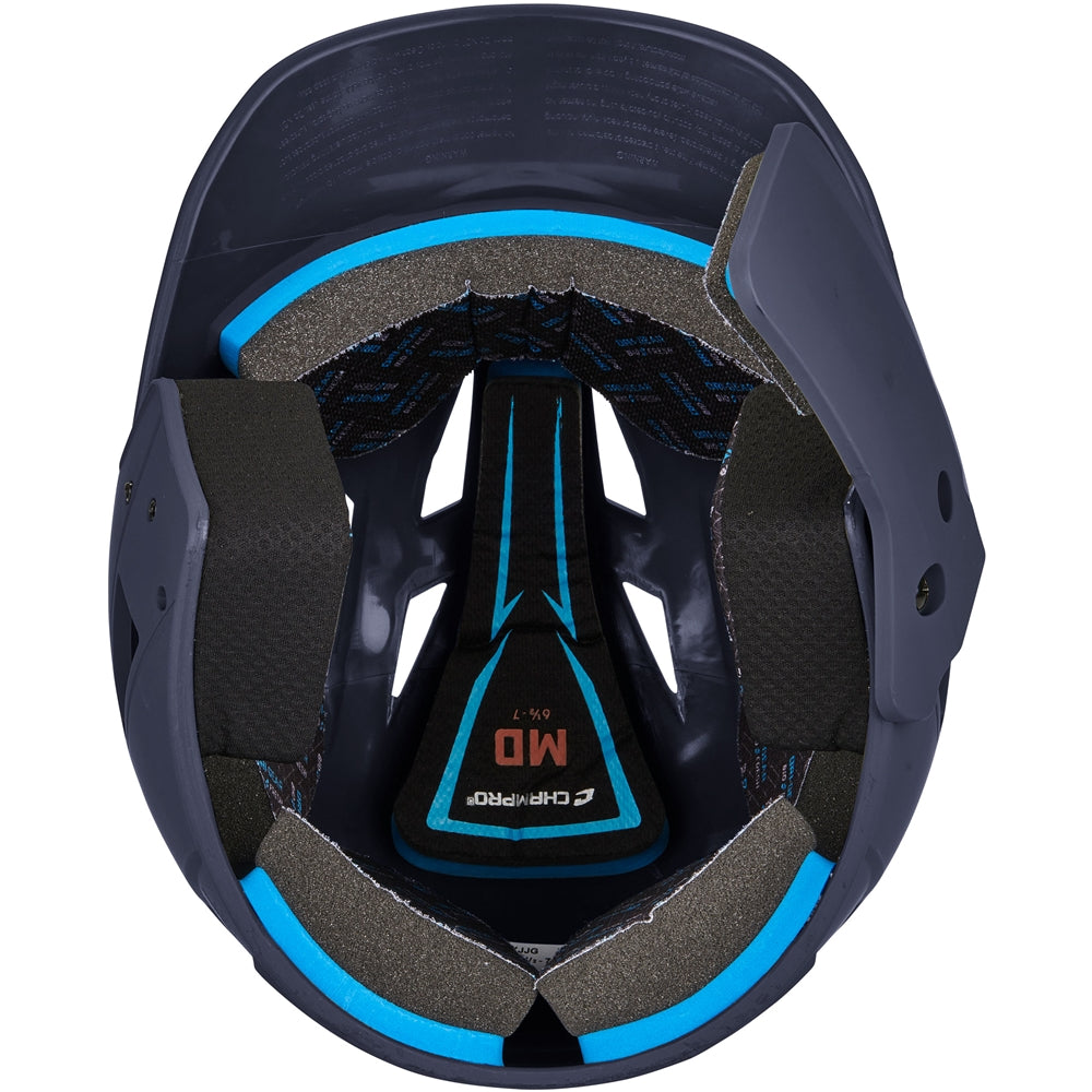 HX Gamer Plus Bsbll Helmet w/Flap - Navy, Senior