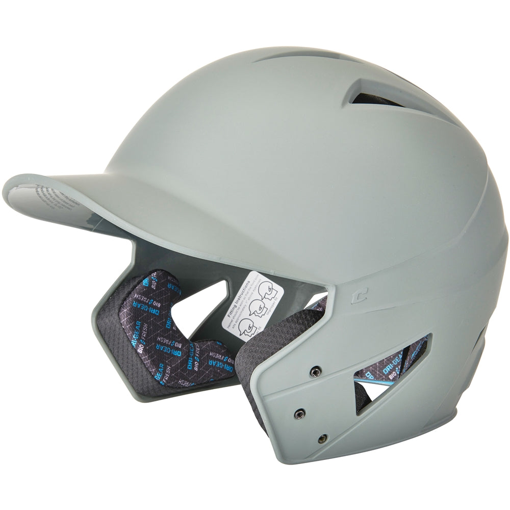 HX Gamer Baseball Helmet - Light Grey, Senior