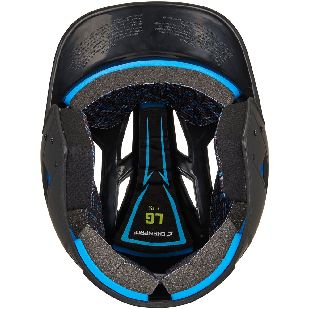 HX Gamer Baseball Helmet - Black, Senior