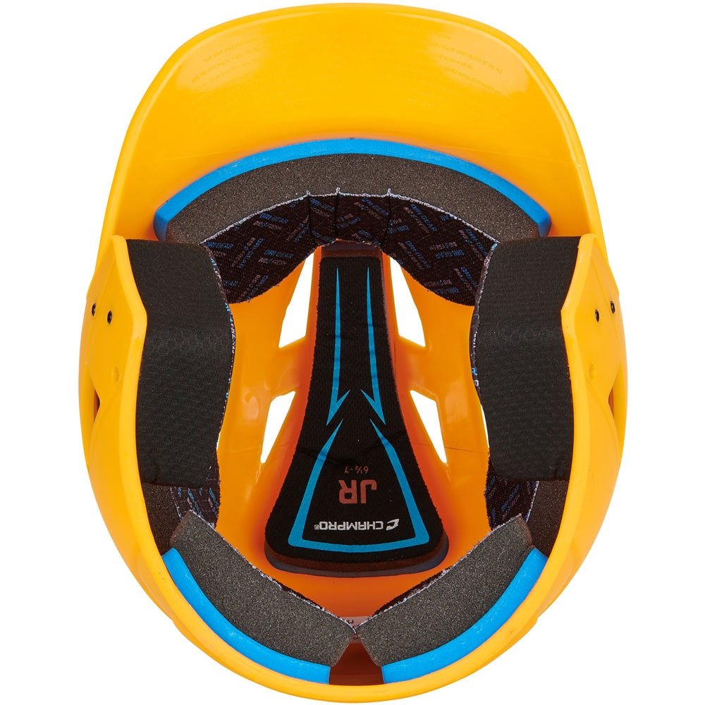 HX Gamer Baseball Helmet - Gold, Senior