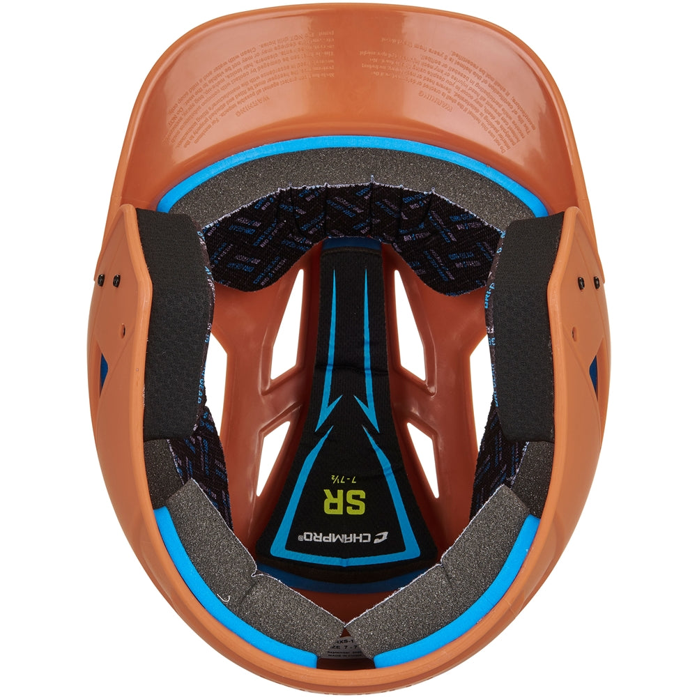 HX Gamer Baseball Helmet - Texas Orange, Junior