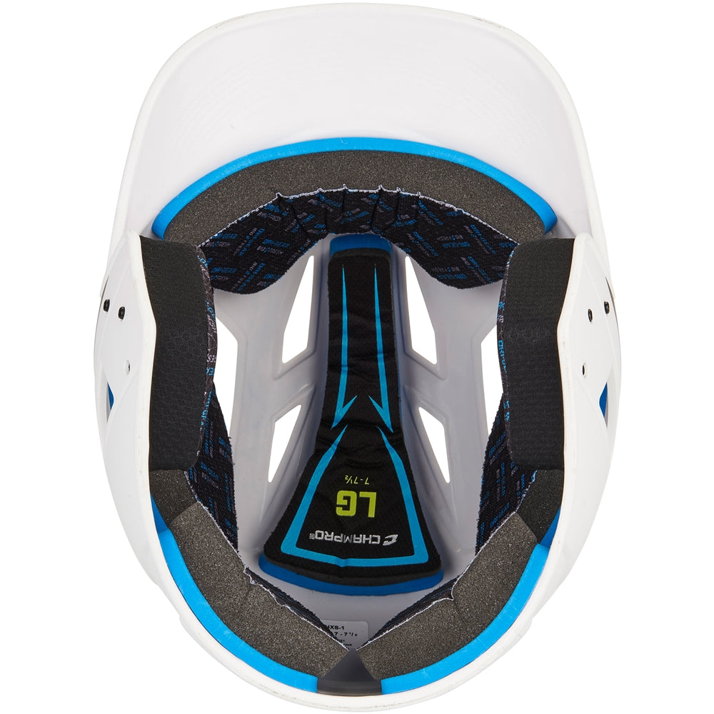 HX Gamer Baseball Helmet - White, T-Ball