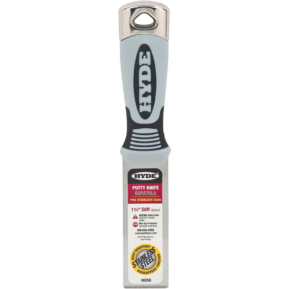 Hyde Pro Stainless 1-1/4 In. Stiff Putty Knife