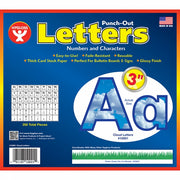 Clouds Punch-Out Letters