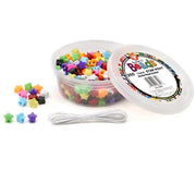 Bucket O'Beads w/ Thread - 200 star pony, 13 mm