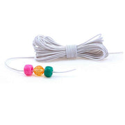 Beading Thread - 4 yds, White Elastic