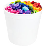 Bucket O' Buttons - 5 lb bucket, Bright Colors