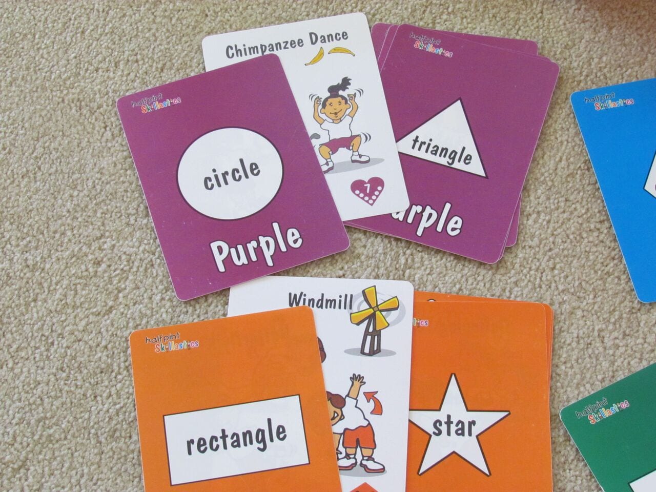 Halfpint Skillastics® 1, 6" Shape Die, 1, 6" Color Die, 36, Activity Cards