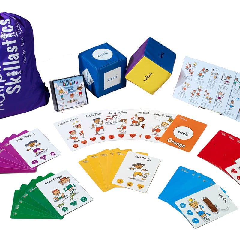 Halfpint Skillastics® 1, 6" Shape Die, 1, 6" Color Die, 36, Activity Cards