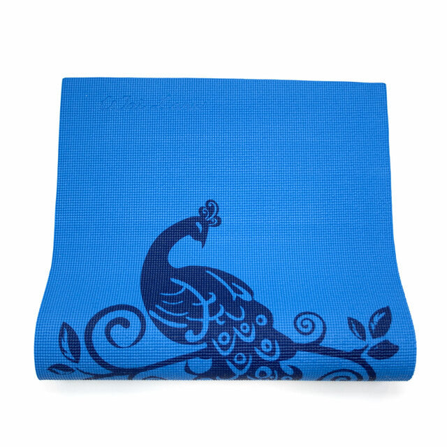 YOGA & PILATES MAT Himalaya - Blue - 1/4"H x 24"W x 68"L