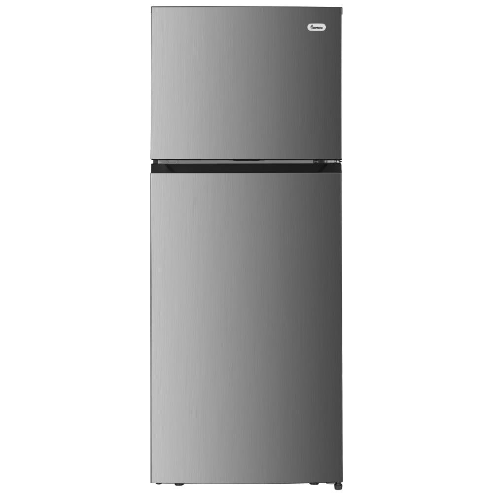 Impecca Impecca 14.8 Cu. Ft. Apartment Refrigerator with Top Mount Freezer - Stainless Steel