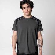 Men's Court Mesh SS (Charcoal Gray) - M
