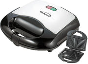 Brentwood TS-240B Non-Stick Compact Dual Sandwich Maker Black/Silver