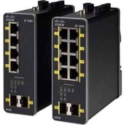 Cisco Consumer Products - Cisco IE-1000-4T1T-LM Industrial Ethernet Switch - 5 Ports - Manageable - Fast Ethernet - 10/100Base-T - 2 Layer - Unknown