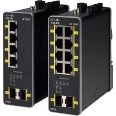 Cisco IE 1000-8P2S-LM Industrial Ethernet Switch - 8 Ports - Manageable - Gigabit Ethernet, Fast Ethernet - IE10008P2SLM