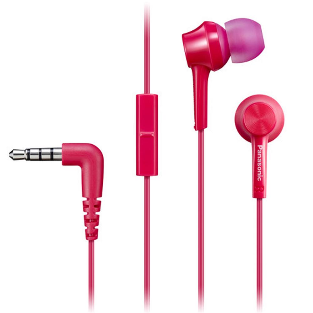 Panasonic Canal Type in-Ear Headphones - Pink