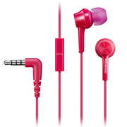 Panasonic Canal Type in-Ear Headphones - Pink