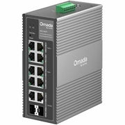 TP-Link - Omada Omada 10-Port Gigabit Industrial Easy Managed Switch with 6-Port PoE+ and 2-Port PoE++ - 10 Ports - Manageable - Unknown