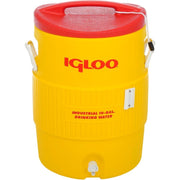 Igloo Portable Plastic Water Cooler 10 Gallon, push on lid