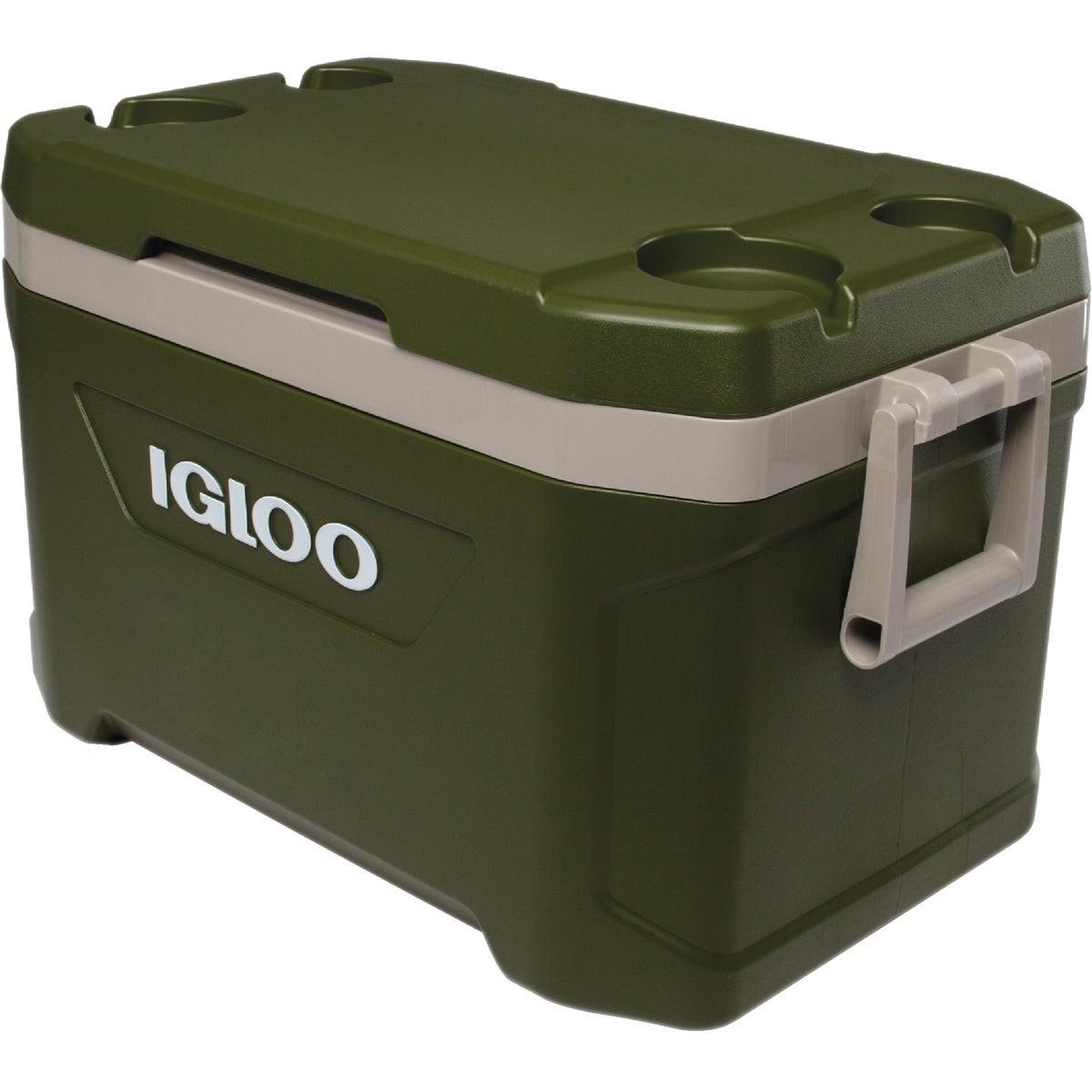 Igloo Sportsman Latitude 52 Qt. Cooler, Tank Green & Sandstone