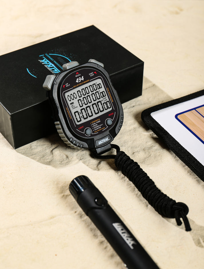 500 Lap Memory Professional Stopwatch, LED Backlight, New Case