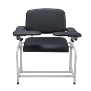 Bariatric Padded Blood Drawing Chair - Black