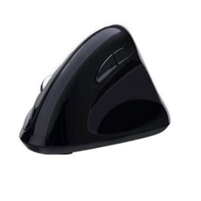 Adesso - IMouse E30 Wireless Vertical Ergonomic Right-Handed Mouse, 6 Buttons, 4800 DPI - Wireless - Black