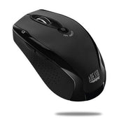 Adesso IMouse M20B - Wireless Ergonomic Optical Mouse - Optical - Wireless - Radio Frequency - Black - USB - 1600 Dpi - Scroll Wheel - Right-handed