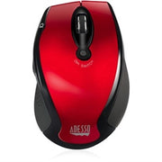 Adesso Mouse - Optical - Wireless - Red - 6 Button(s)