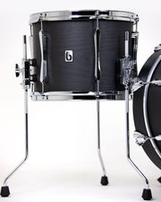 British Drum Co, IMP-16-CB Imp Club Kit, Black Ash 16"