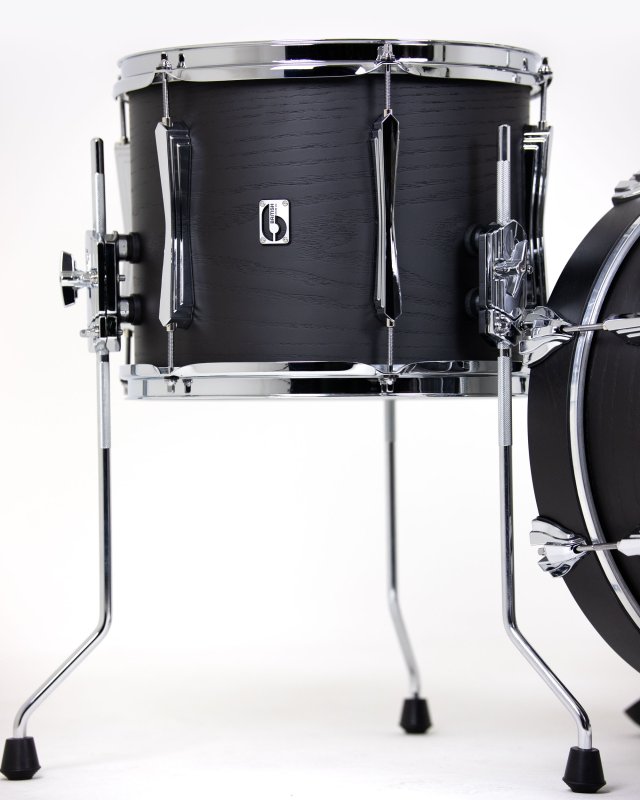 British Drum Co, IMP-16-CB Imp Club Kit, Black Ash 16"