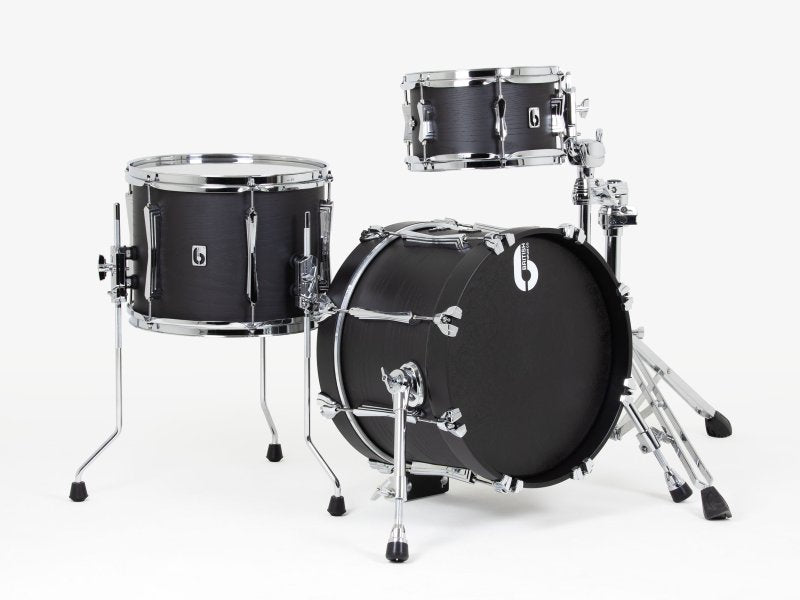 British Drum Co, IMP-16-CB Imp Club Kit, Black Ash 16"