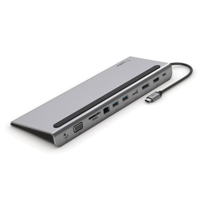 Belkin USB C Hub  11-in-1 Multi-Port Laptop Dock with 4K HDMI  DP  VGA  USB C Docking Station with 100W Power Delivery  USB a  Gigabit Ethernet  SD  M