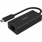Belkin - USB Type C to 2.5 Gb Ethernet Adapter, USB-IF Certified Thunderbolt 3 & 4 - Black
