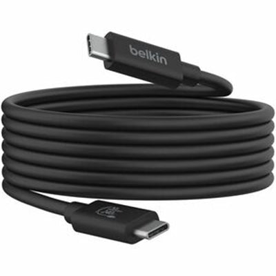 Belkin Connect USB4 Cable, 240W + 20Gbps, 6.6 Ft - Black