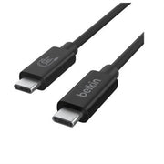 Belkin Connect USB4 Cable, 240W + 20Gbps, 4 Ft - Black
