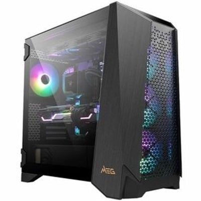 MSI - Infinite ZS Gaming Desktop - AMD R9-9900X3D - 32GB Memory - NVIDIA GeForce RTX 5070Ti - 2TB SSD - Black